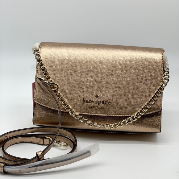 Kate Spade Golden Crossbody Bag - Picture 2 of 12
